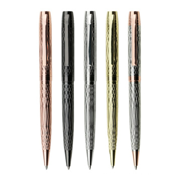 Professional product machine 6 metallic color ballpoint pen for gift